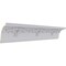 Ekena Millwork 6 3/4"H x 5 1/2"P x 8 5/8"F x 94 1/2"L, (10 5/8" Repeat), Nevio Crown Moulding MLD06X05X08NE - alternate 3